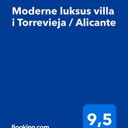 Moderne Luksus I / Alicante וילה טורבייחה